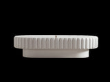 Fluted Storage Table with Lift-Off Lid, Sleek Texture, Perfect for Modern Living W3081P389037