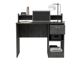 Portland 2-Shelf 1-Drawer Writing Desk Smokey Oak B062111634