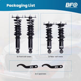 BFO Adjustable Coilovers Suspension Kit FOR Mazda Miata MX5 NA NB 1990-2005 76884292