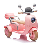 12V Two-seater Kids Ride On Level Up Electric Motorcycle,2wd,Three-wheel Toy W1578P268012