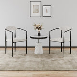 Woker Dining Chairs Set of 2, Mid-Century Modern Dining Chairs, Kitchen Dining Room Chairs, Round W1567140146