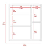 Minsk Medicine Cabinet, Mirror, Two External Shelves, Single Door Cabinet, Three Interior Shelves B128P148749