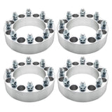 ZNTS 2pcs Professional Hub Centric Wheel Adapters for Dodge Ram 2500/3500 Ford F-250/F-350 Silver 13930291