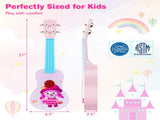 21" Kids Ukulele with Nylon Strings, BPA-Free ABS Mini Guitar for Beginners 40840589