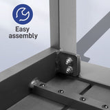 Love seat sofa Coffee table Grey frame dark grey cushion Aluminium frame sofa 21669719