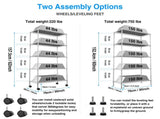 5 Tier Shelf Wire Shelving Unit, NSF Heavy Duty Wire Shelf Metal Large Storage Shelves Height 31867448