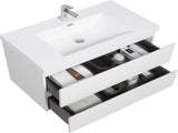 36" Floating Bathroom Vanity with Sink, Modern Wall-Mounted Bathroom Storage Vanity Cabinet with W1920P222759