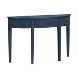 U-Style Distinctive Features of Pine Veneer Console Table with Vertical Stripe Drawer Fronts and N711P173099V