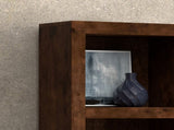 79 inch high Bookcase, No Assembly Required, Whiskey Finish B108P160198
