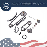 Engine Timing Chain Kit for Nissan Altima Frontier Xterra Sedan 2.4L L4 1998-2004 KA24DE Gas 16 56793762
