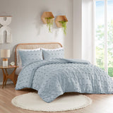 Full/Queen Clip Jacquard Comforter Set B035P203265