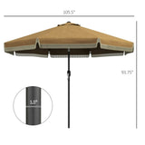 ZNTS Outdoor beach umbrella / Sun Umbrella （Prohibited by WalMart） 02290295