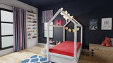 Kids Pedic 5" Classic Red Full Mattress B337P293565