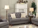 Alianza Dark Gray Fabric Loveseat W/2 Pillows B2726P454999
