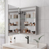 Bathroom Medicine with Lights, 2820 Inch LED Medicine with Mirror, Lighted Medicine W1738100839