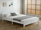FCH Queen Pine Single-Layer Core Vertical Stripe Full-Board Curved Headboard With The Same Bed Tail 83746099