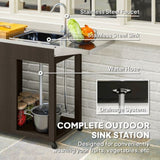 Outdoor Grill Table 16075947