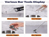 "Cocktail Shaker Set,12 Piece Bartender Kit with Stand,Bar Set for Mixed Drink, Professional Bar 72519403