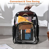 Large Clear Backpack For School Bookbag Heavy Duty Backpack Clear Backpack Heavy Duty 13673915