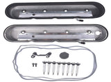 Black Cast Aluminum Tall LS Valve Covers with Coil Mounts For GM LS1 LS2 LS3 80869958
