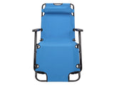 RHC-202 Portable Dual Purposes Extendable Folding Reclining Chair Blue 75407956