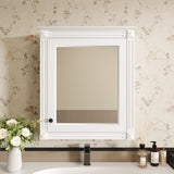 24'' x 27'' Wall Mounted Bathroom Storage Cabinet with Mirror, Medicine Cabinet with Height N710P195492K