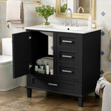 ZNTS 30" Bathroom Vanity , Modern Bathroom Cabinet with Sink Combo Set, Bathroom Storage Cabinet with a N729P170557B