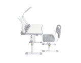 Desk and Chair Set Set with Adjustable Height, 40-Degree Tiltable Children Desktop, LED Light, 63955121