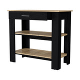 Brooklyn 40 Kitchen Island, Two Shelves, One Drawer B128P148883