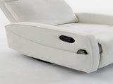 Short plush manual button armchair sofa W547P437353