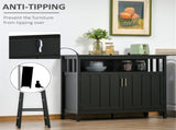 Sideboard Buffet Cabinet, Coffee Bar with 2 Doors & Adjustable Shelves, Console Table for Kitchen, 82698564