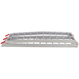 7.5FT Aluminum Loading Ramps, 1500 Lbs Capacity per pair, With safety straps, Motorcycle Ramp, ATV W465P144506