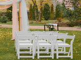 4 Pack Folding Chairs, Resin Chairs with Padded Seat, Comfortable Event Chairs 14756712