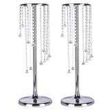 2 Pcs 35.4inch Tall Wedding Flower Vase Holder Table Centrepiece Display Vase Metal Flowers Stand 75213731
