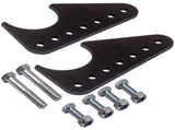 Universal Coil-Over Rear Lower Kit Adjustable Shock Mount Brackets Steel for 3" Axle Tubes 76366507