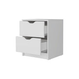 Dillon 2 Drawers Nightstand, Bedside Table with Storage B128P148695