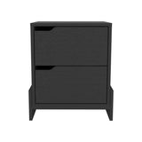 Luss Nightstand, Bedside Table with 2-Drawers B070P188870