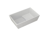 43" Acrylic Freestanding Bath tubs Modern Soaker Tubs in White T3785P380644