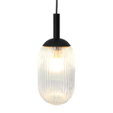 Giza Pendant Lamp - Black and Clear B183P301069