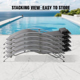 Pool Lounge Chairs Set of 2-Dark Grey W1859P321409