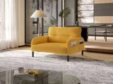 UNITED WE WIN corduroy fabric, comfortable monochrome single person wide seat chair, suitable for W1568P307260