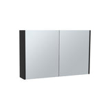 Bouti 19.7" H x 31.5" W Double Door Mirror Medicine Cabinet, Three interior Shelves for Bathroom, B070P242494
