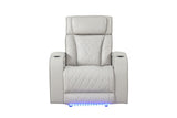 ZNTS Fortuner Modern Style Upholstery Recliner Chair Made with Wood & Massage Function Included-Beige B009P287720