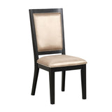 Espresso Set of 2pc Dining Chairs Contemporary Style Wooden Comfort Dining Room Kitchen B011P311023