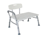 Medical Bathroom Safety Shower Tub Aluminium Alloy Bath Chair Transfer Bench with Wide Seat & Padded 48856399