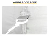 5X5FT Outdoor Canopy with 4 Sidewall White 92132366