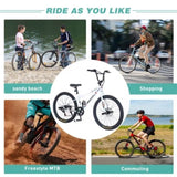 Freestyle Kids Bike Double Disc Brakes 26 Inch Children's Bicycle for Boys Girls Age 12 Years W1019124185