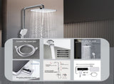 Triple function shower system Shower systems including rainfall showerheads and handheld showers W2071P227920