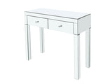 W 39.4 inch X D 15.7 inch X H 31.5 inch Mirror desktop dressing table, 2 drawer dressing table, W100535586