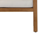 Acacia wood patio furniture club chair,24" deep seat design with soft cushion, suitable for N780P387144T